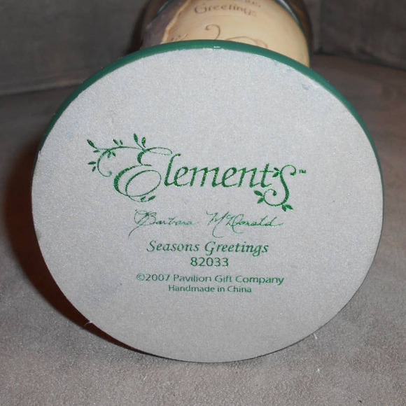 Elements Season's Greetings 82033 Christmas Angel Snow Globe Pavilion Gifts 2007 - Picture 8 of 8